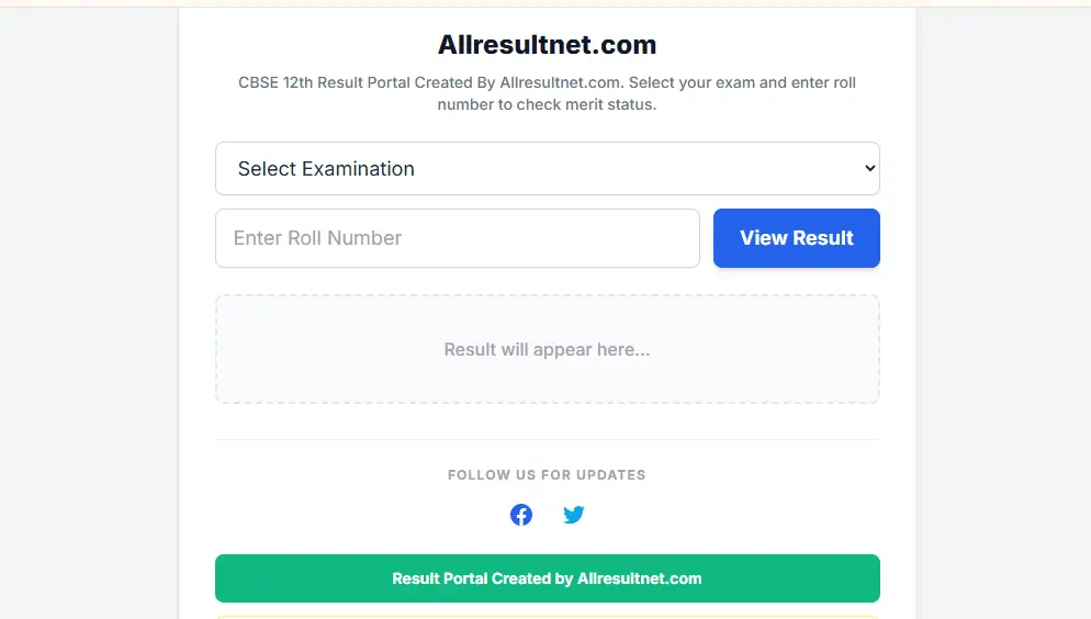 CBSE 12th Result 2026
