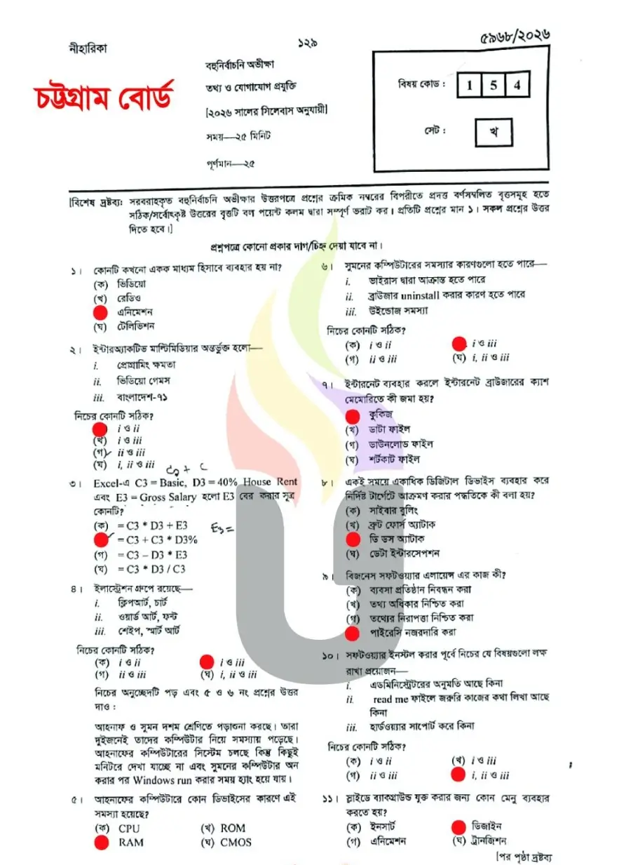 SSC ICT Solution Dinajpur Board